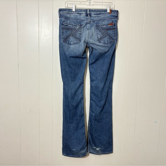 7 For all Mankind Jeans Womens Flynt Bootcut Size 30 - Picture 3 of 10